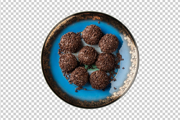 Brigadeiro dulce tradicional brasileño