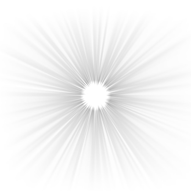 Bright White Light Burst Radiating from a Central Point