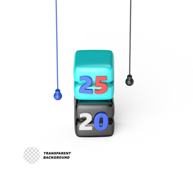 brillante 2025 feliz año nuevo