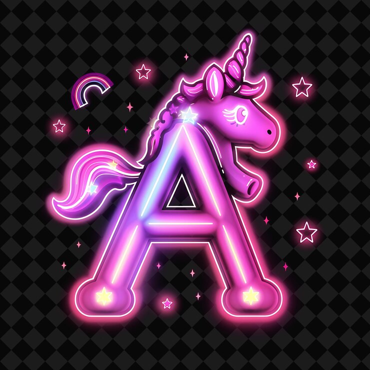 PSD brillo de neón brillante de un texto con neón púrpura y rosa col png y2k inspirado en el neón decorativo