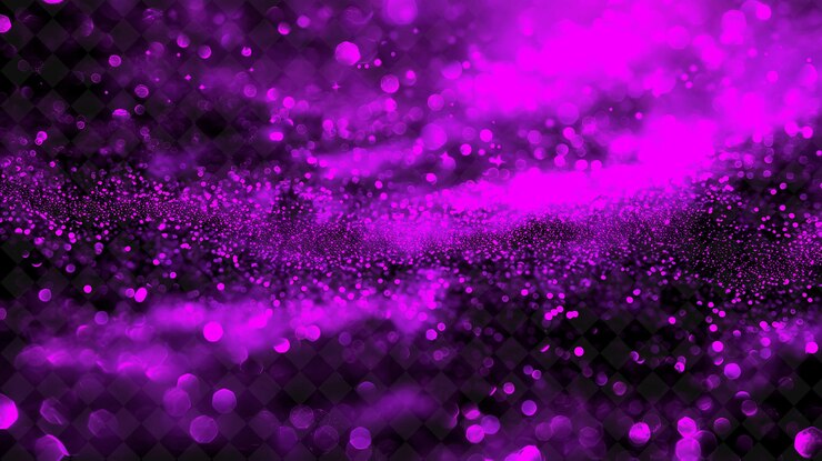 PSD brillos morados sobre un fondo morado