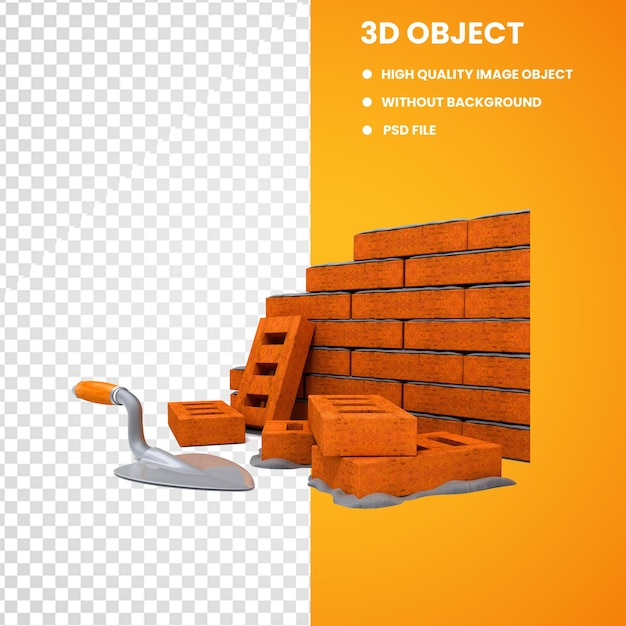 PSD briques 3d