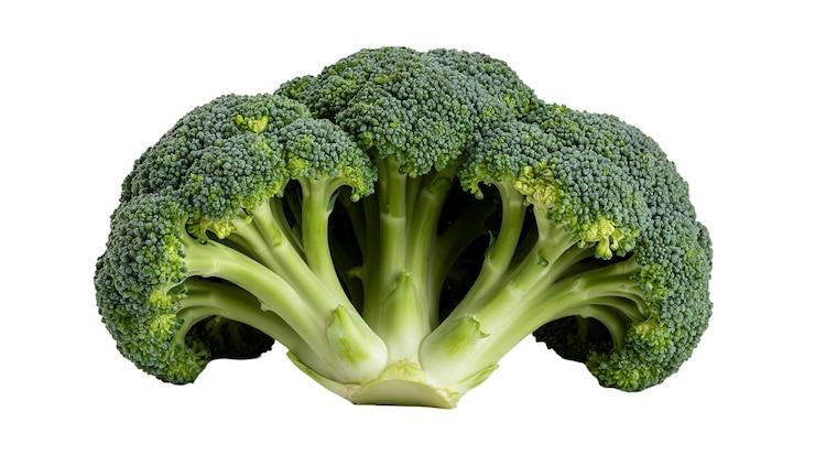 PSD broccoli on transparent background generated by ai