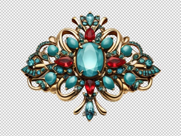 PSD broche sur fond transparent