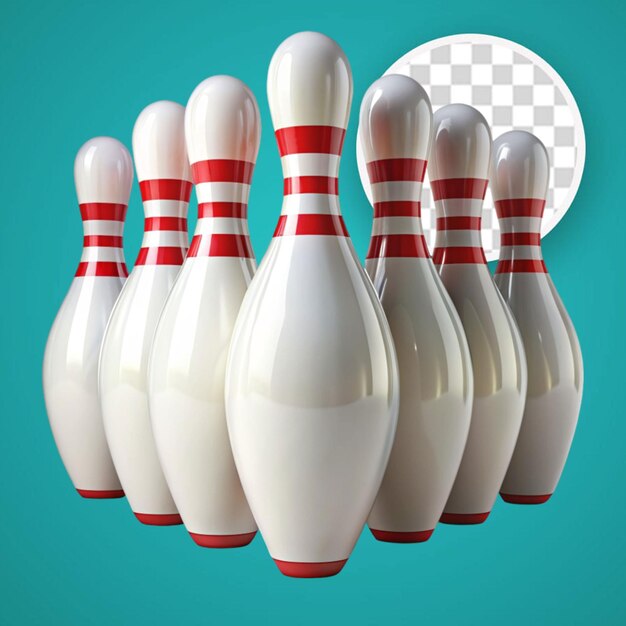 PSD des broches de bowling