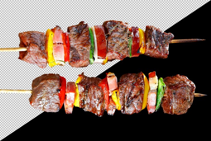 PSD brocheta de carne a la barbacoa