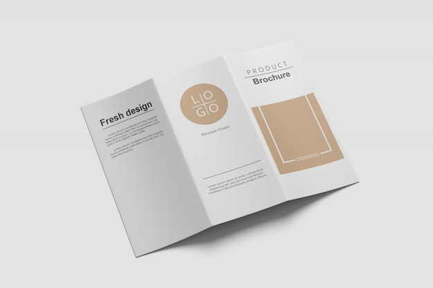 Brochure a tre ante Mockup