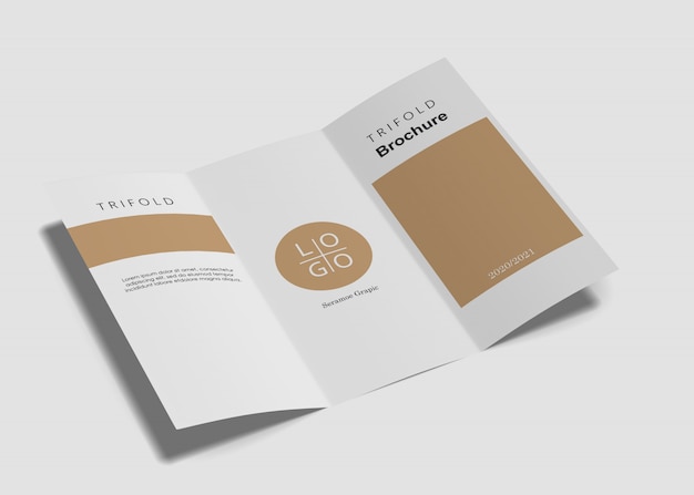 Brochure a tre ante Mockup