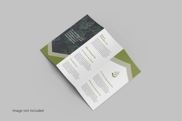 Brochure A4 a tre ante MOCKUP