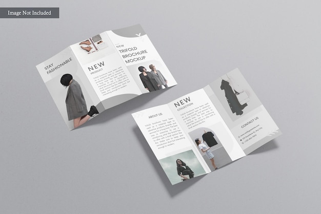 Brochure A4 Trifold Mockup