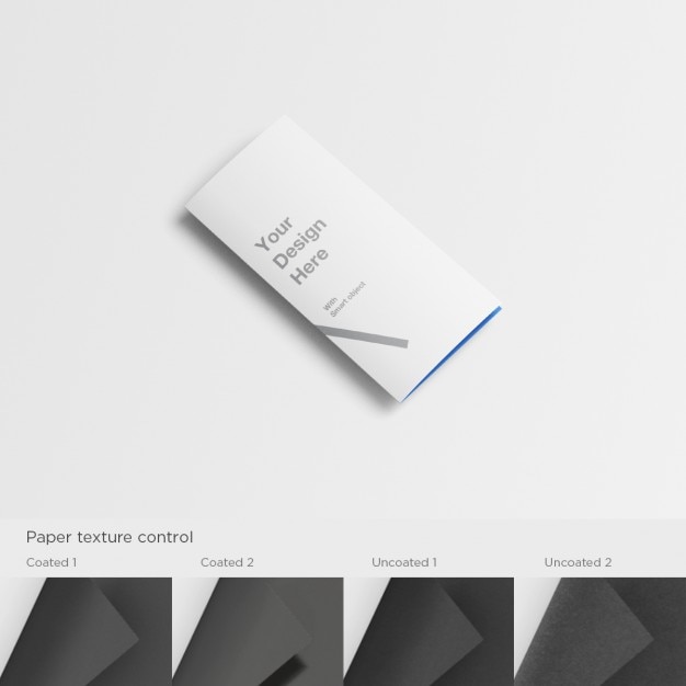 brochure A5 piegato mock up
