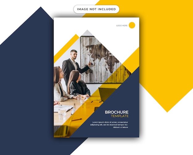 Brochure aziendale di marketing digitale moderno PSD
