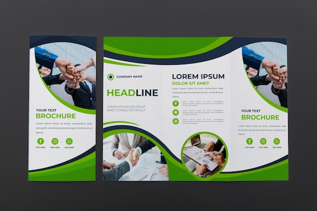 Brochure concept mock-up