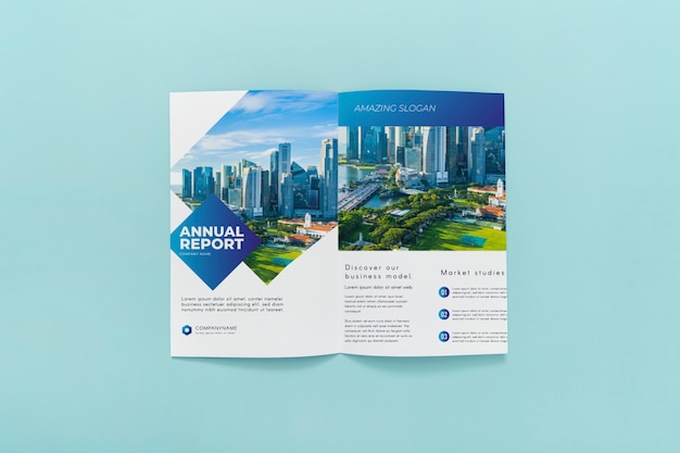 Brochure concept mock-up