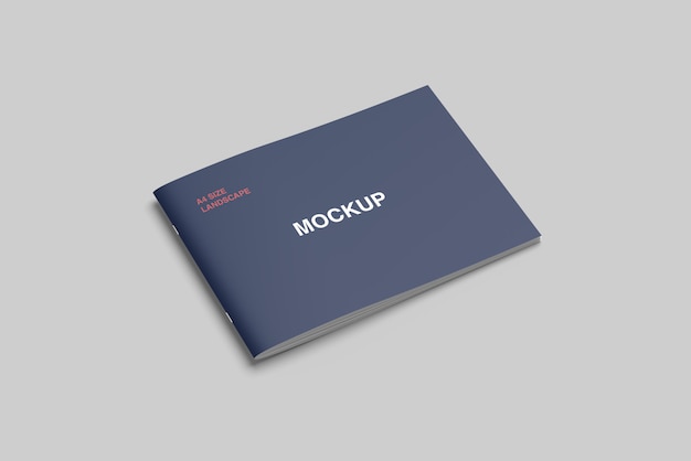 Brochure / copertina mockup orizzontale A4