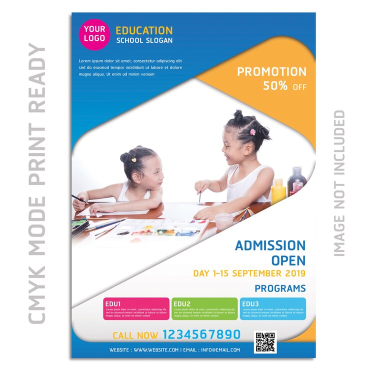Brochure di educazione Flyer Design