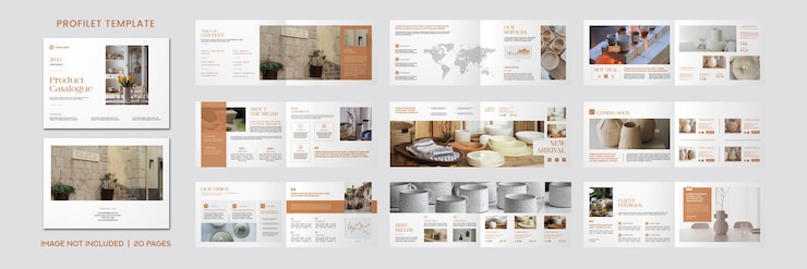 PSD brochure du catalogue des produits