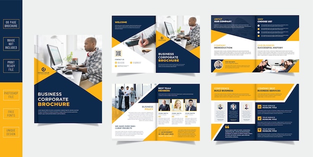 Brochure d'entreprise Pages d'entreprise
