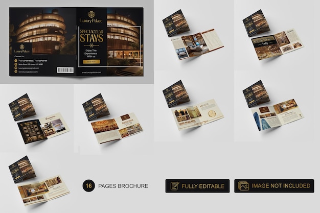 PSD brochure de l'hôtel square