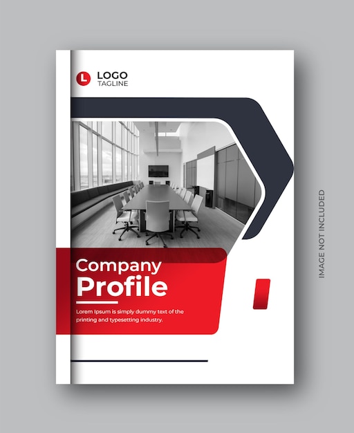 Brochure De Profil D'entreprise Avec Conception De Couverture De Livre D'affaires De Formes Dégradées Modernes