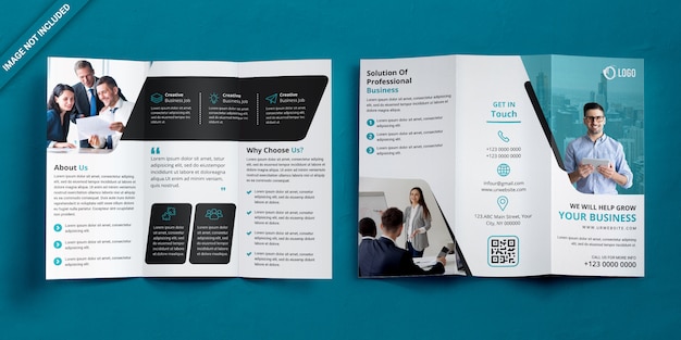 Brochure à trois volets