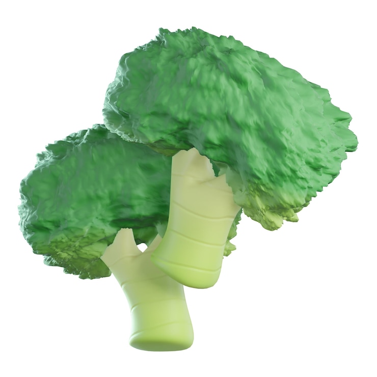 PSD brocoli légume bio naturel frais