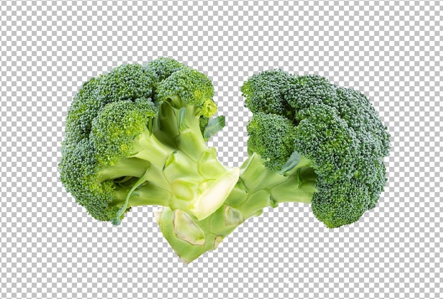 Brócolis isolado na camada alfa