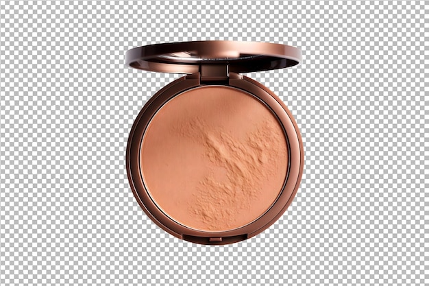 PSD bronzer de maquiagem feminino isolado em fundo transparente