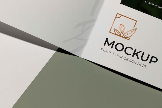 PSD broschüre studio design mockup