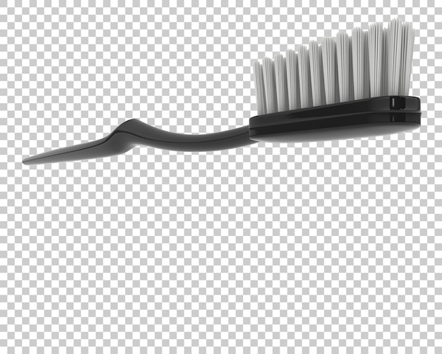 PSD brosse à dents sur fond transparent illustration de rendu 3d