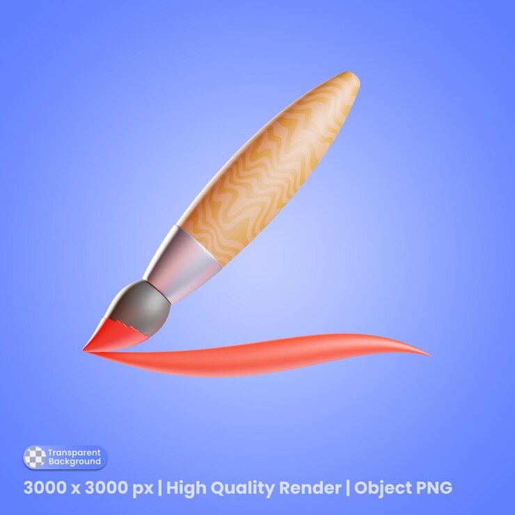 Brosse Illustration 3D
