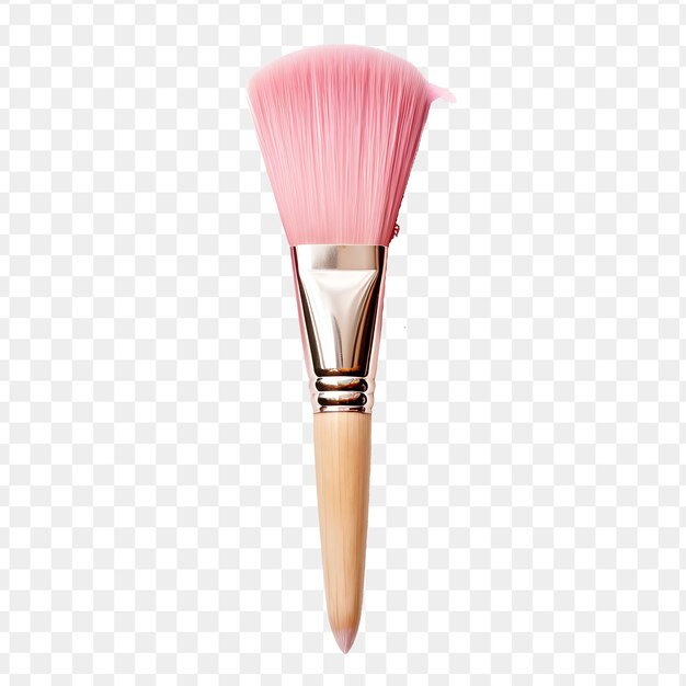 PSD une brosse avec un pinceau rose sur un fond blanc