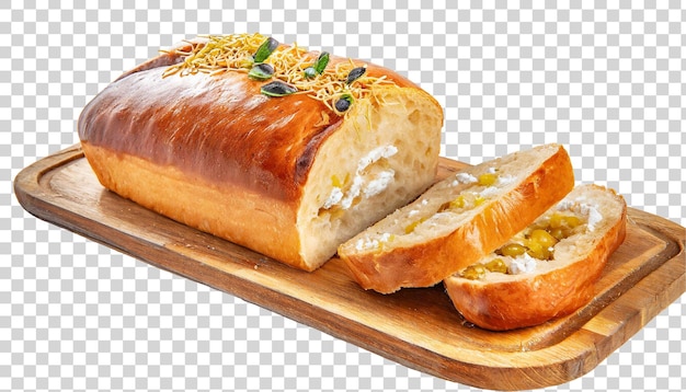 PSD brot mit auf durchsichtigem hintergrund isolierten rosinen