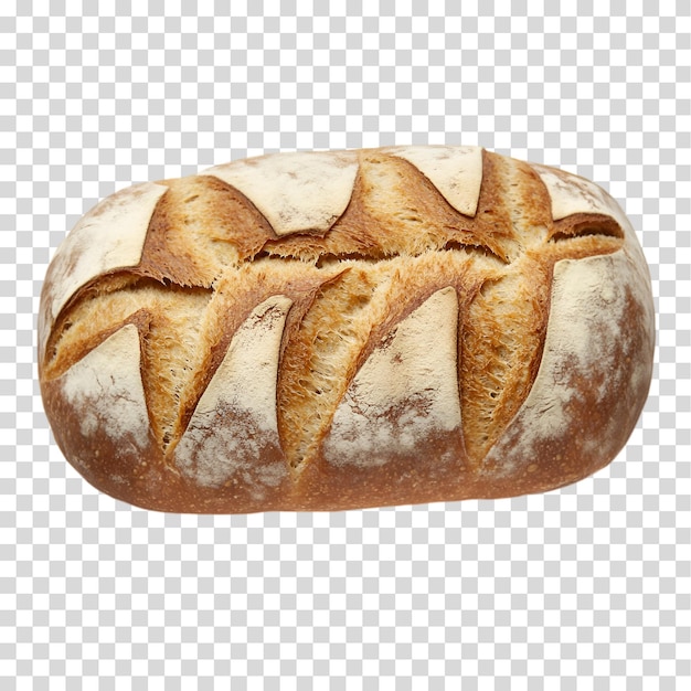 Brotbrötchen mit PNG-Ausschnitt, isoliert auf durchsichtigem Hintergrund