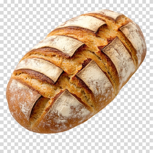Brotbrötchen mit PNG-Ausschnitt, isoliert auf durchsichtigem Hintergrund