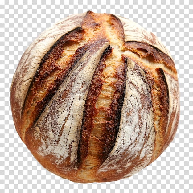 Brotbrötchen mit PNG-Ausschnitt, isoliert auf durchsichtigem Hintergrund