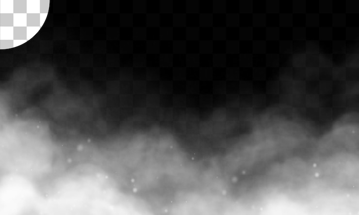 PSD brouillard blanc ou fumée