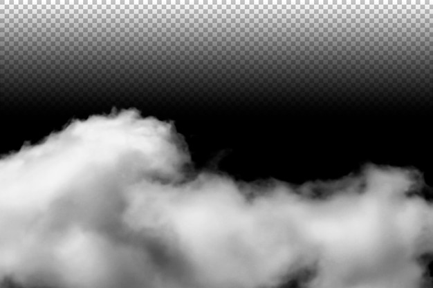 Le brouillard brumeux et la fumée en arrière-plan