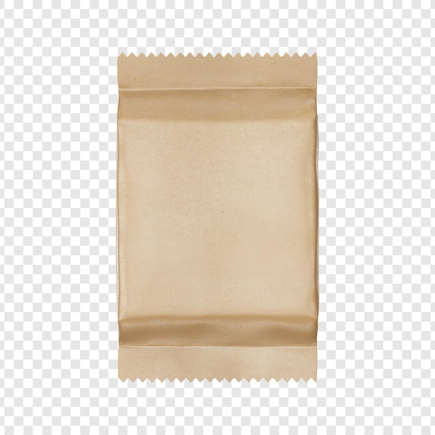 Brown Paper Packet Packaging for food snacks or small items