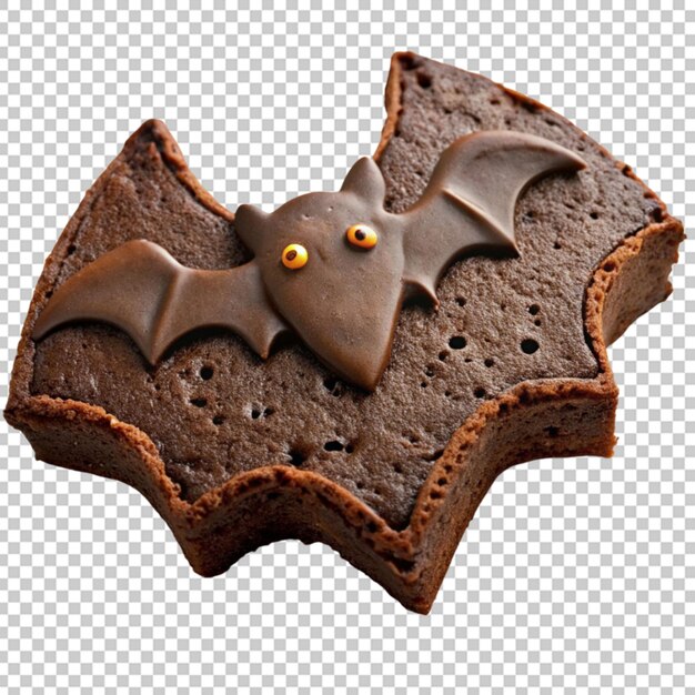 PSD un brownie en forme de chauve-souris