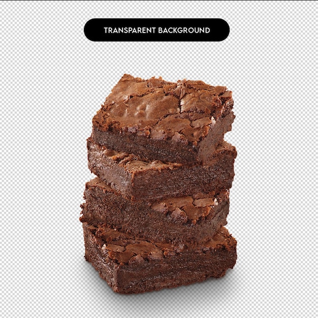 Brownies pastel y pastelería PNG para panadería y postres Imágenes de stock