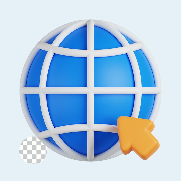 PSD browser-3d-symbol