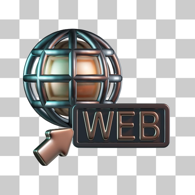 PSD browser-3d-symbol