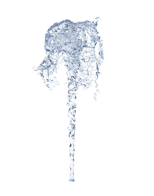 Brunnen isoliert transparenten Hintergrund 3D-Rendering