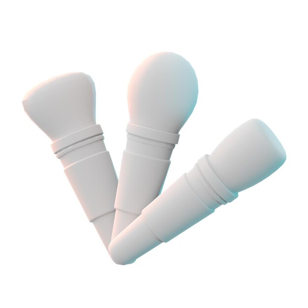 Brush Beauty Cosmetic Objeto 3D de maquillaje
