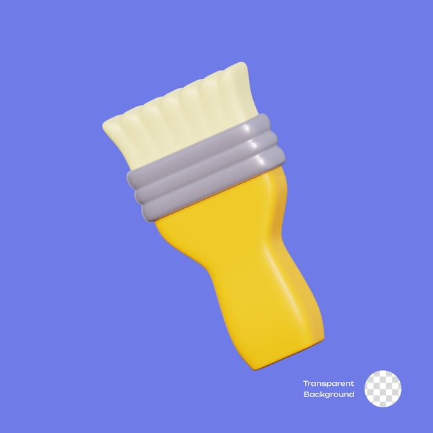 Brush Cleaning 3D Icons