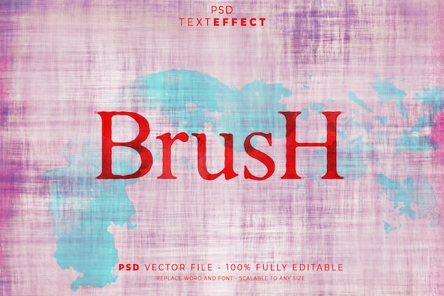 Brush3D-Text-Effekt