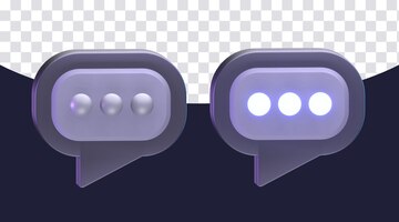 Bubble chat para interface de aplicativo de jogos