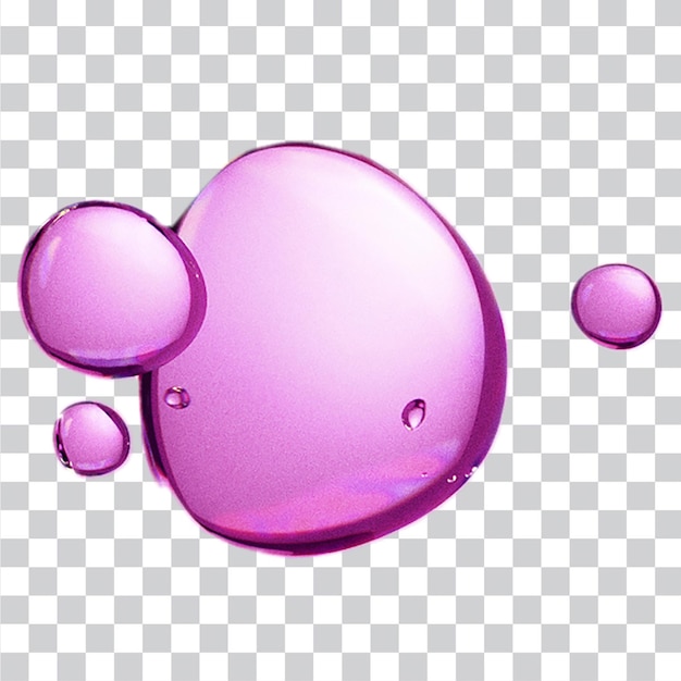 PSD bubble oil splash purpurfarben