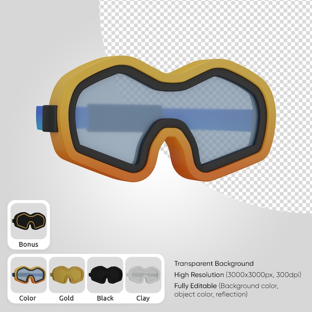 PSD buceo en 3d